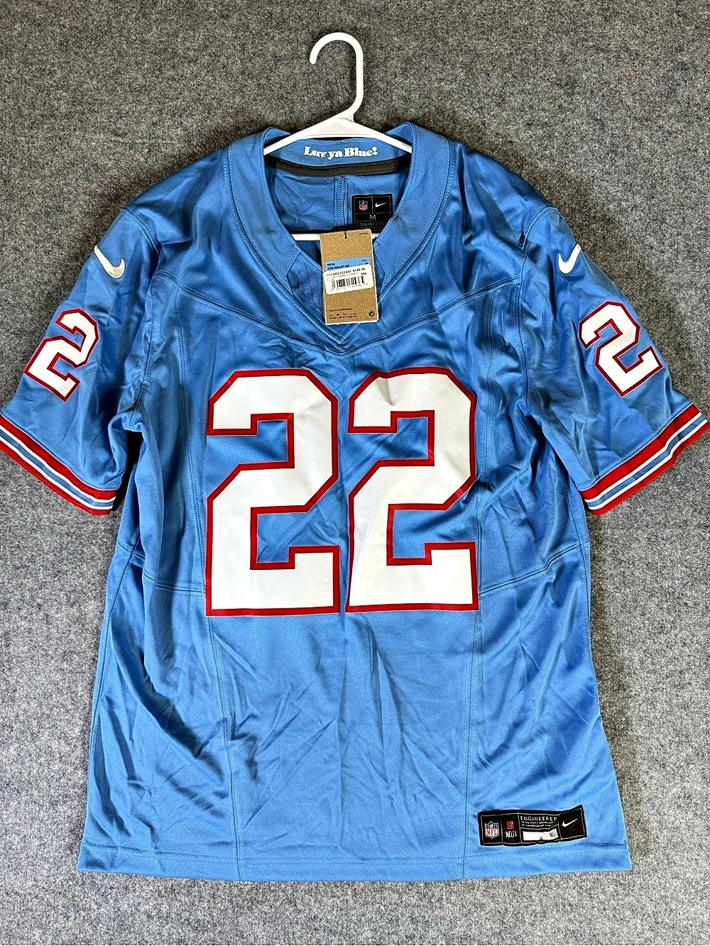 Nike NFL Buffalo Bills Derrick Henry #22 Dri-FIT jersey Men's Blue Football